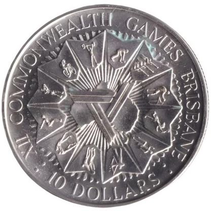 1982 $10 Coin - Commonwealth Games XII - Silver Uncirculated Release