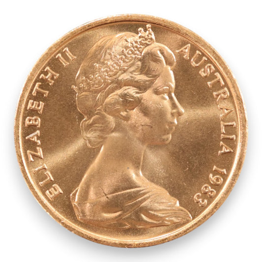 1983 Australian 1 Cent Coin - Uncirculated