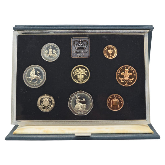 1984 United Kingdom Proof 8 Coin Set - Last Year of the Arnold Machin Effigy