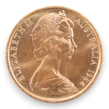 1984 Australian 1 Cent Coin - Uncirculated