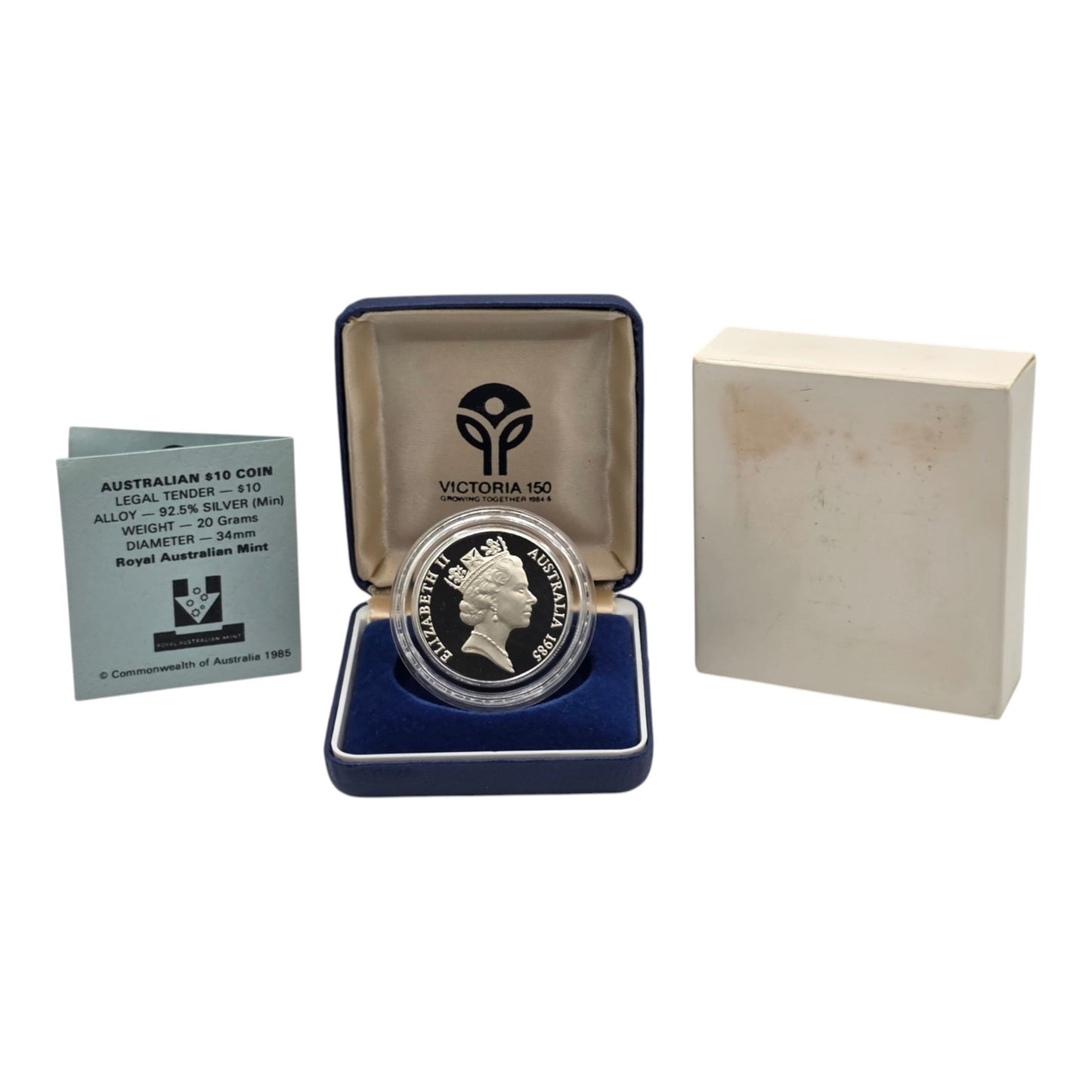 1985 $10 Silver Proof Coin - State Series - Victoria