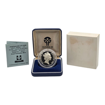 1985 $10 Silver Proof Coin - State Series - Victoria