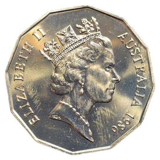 1986 50c Coin - Uncirculated (Tone)