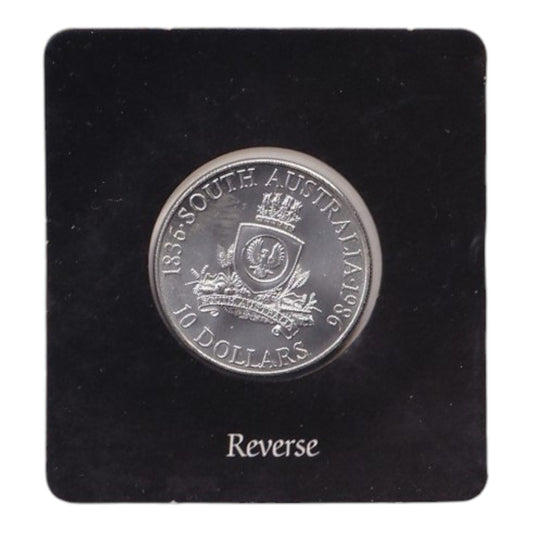1986 $10 Silver Uncirculated Coin - State Series - South Australia