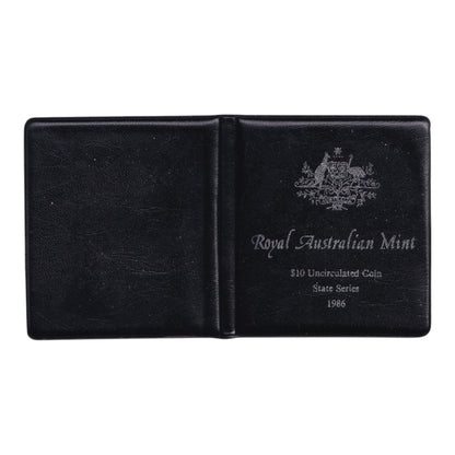 1986 $10 Silver Uncirculated Coin - State Series - South Australia