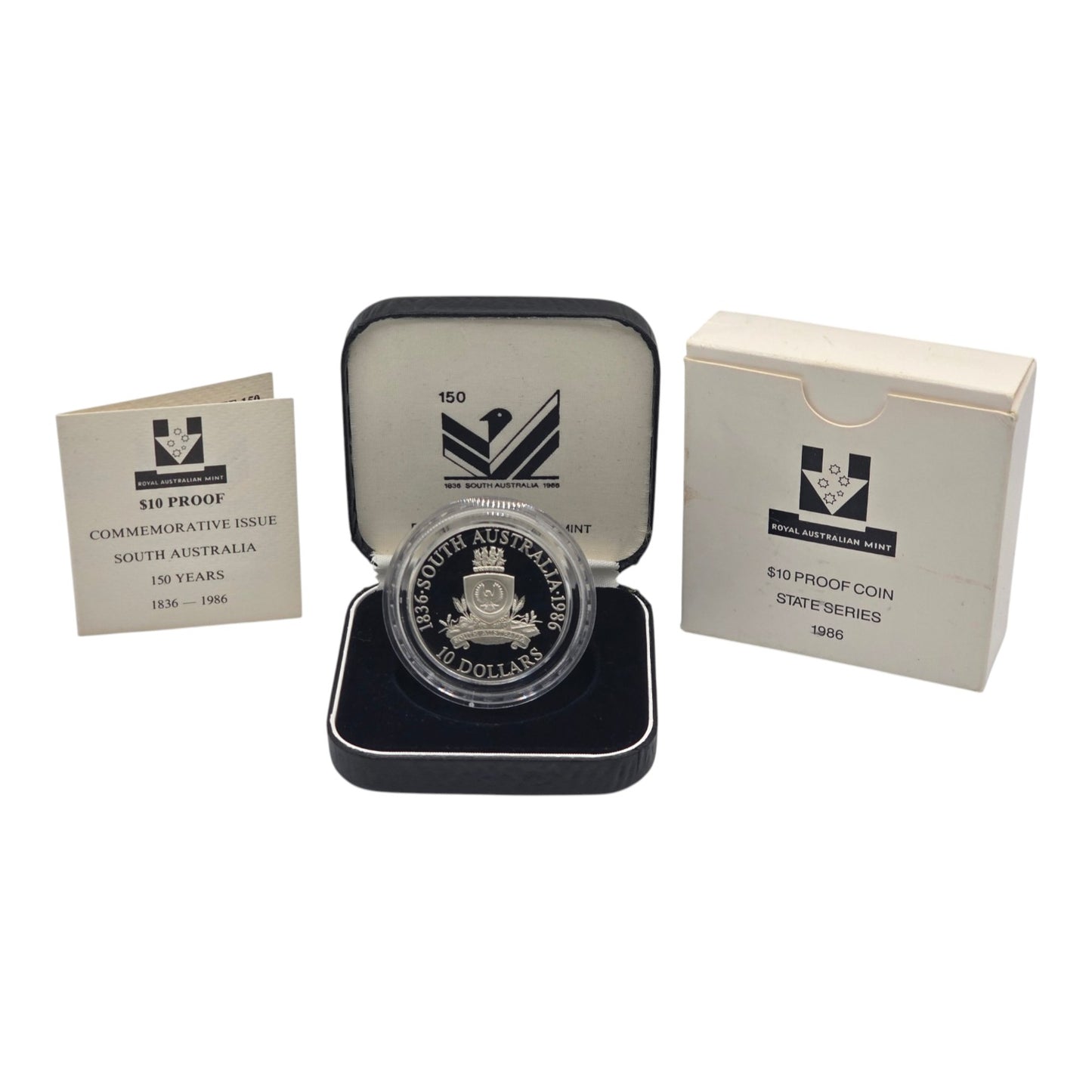 1986 $10 Silver Proof Coin - State Series - South Australia