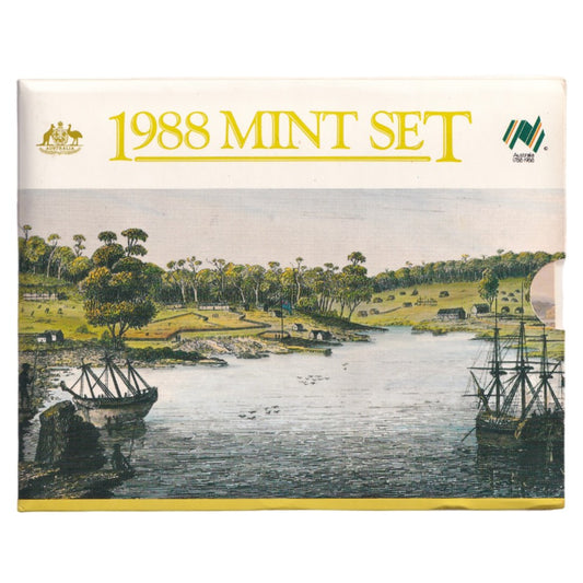 1988 Royal Australian Mint Uncirculated Coin Set - Australia's Bicentenary