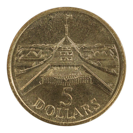 1988 $5 Coin - Opening of the Parliament House