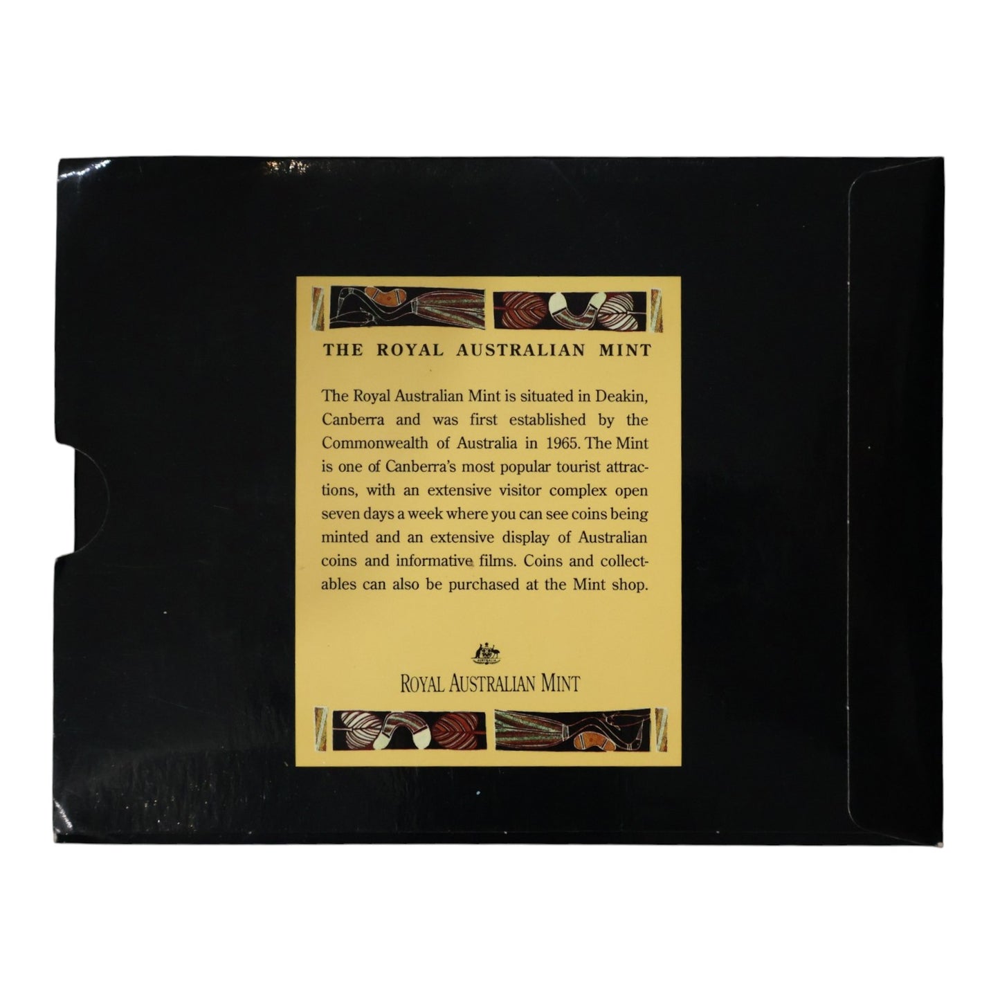 1990 Royal Australian Mint Uncirculated Coin Set - Error Set - Reversed 5c Coin