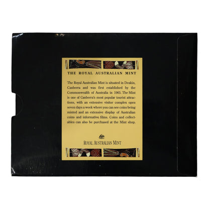 1990 Royal Australian Mint Uncirculated Coin Set - Error Set - Reversed 5c Coin