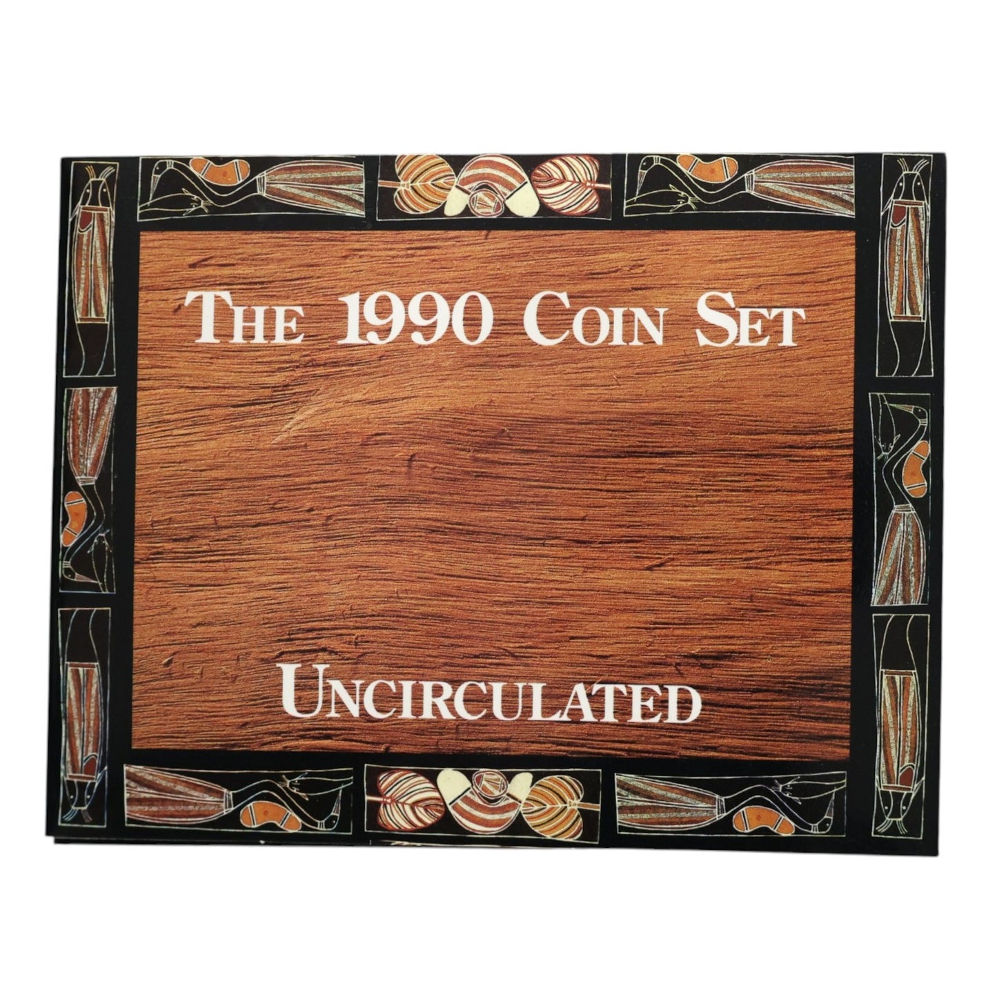 1990 Royal Australian Mint Uncirculated Coin Set - Error Set - Reversed 5c Coin