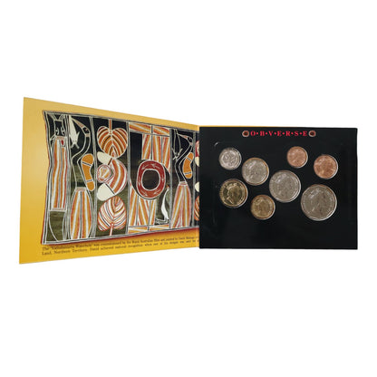 1990 Royal Australian Mint Uncirculated Coin Set - Error Set - Reversed 5c Coin