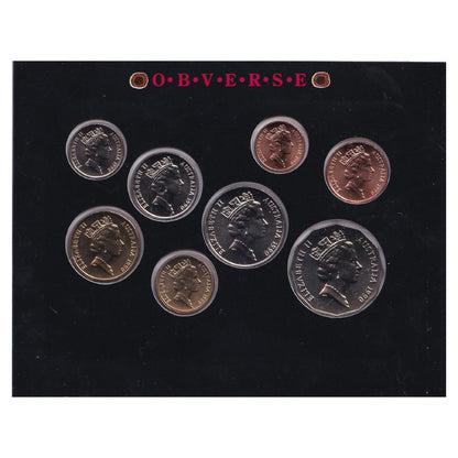 1990 Royal Australian Mint Uncirculated Coin Set- Tribute to the Australian Aboriginal People