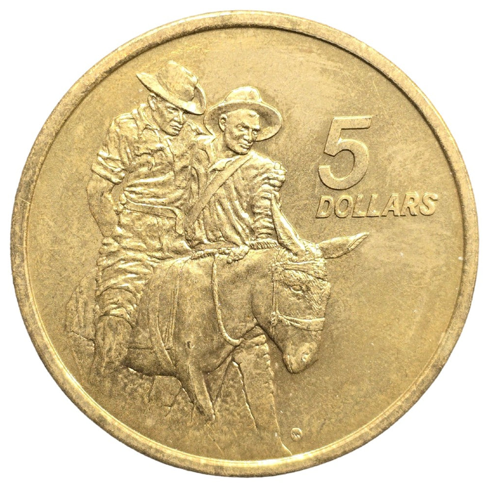 1990 5 Coin ANZAC 75th Anniversary Loose Change Coins