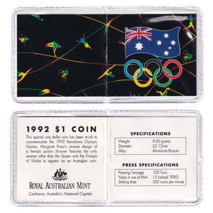 1992 $1 Coin - Barcelona Olympics