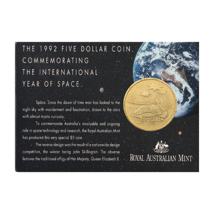 1992 $5 Coin - The International Year of Space