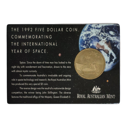 1992 $5 Coin - The International Year of Space