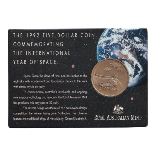 1992 $5 Coin - The International Year of Space
