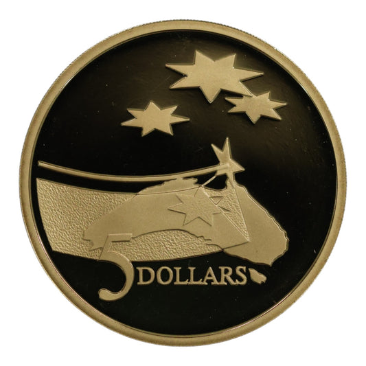 1992 Proof $5 Coin - The International Year of Space