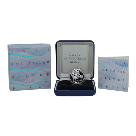 1993 Silver Proof $1 Coin - Landcare Australia