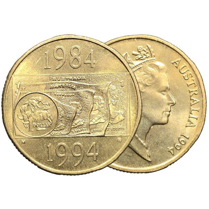 1994 $1 Coin - 10th Anniversary of the Dollar Coin/Dollar Decade