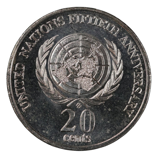 1995 20c Coin - 50th Anniversary of the United Nations - Uncirculated