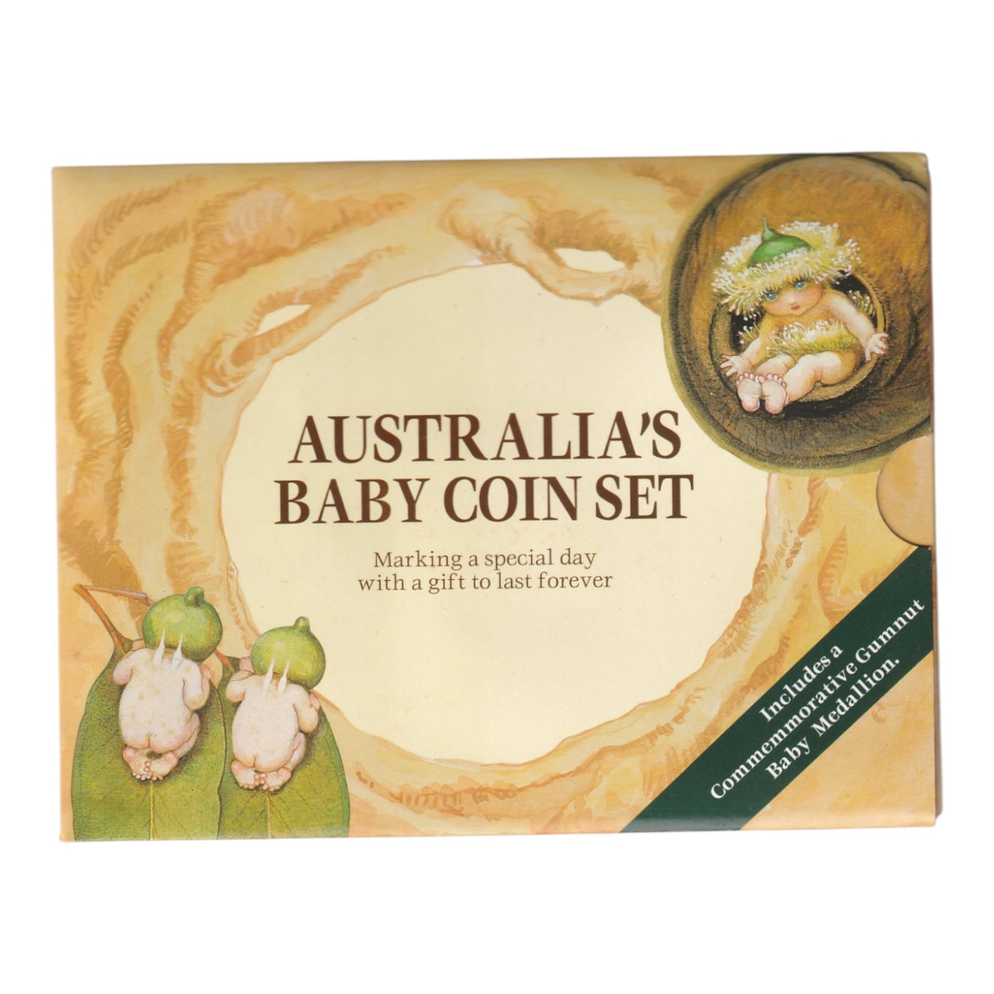 1995 Uncirculated Baby Mint Set - Gumnut Babies with Commemorative Medallion