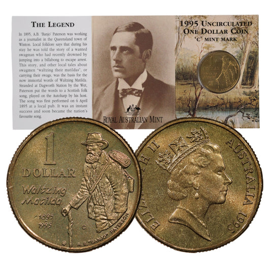 1995 $1 Coin - Centenary of Banjo Paterson's "Waltzing Matilda"