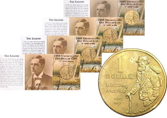 1995 $1 Coin - Centenary of Banjo Paterson's "Waltzing Matilda"