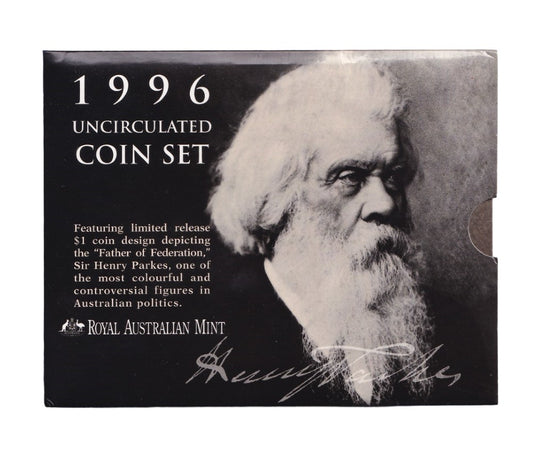 1996 Royal Australian Mint Uncirculated Set - Sir Henry Parkes
