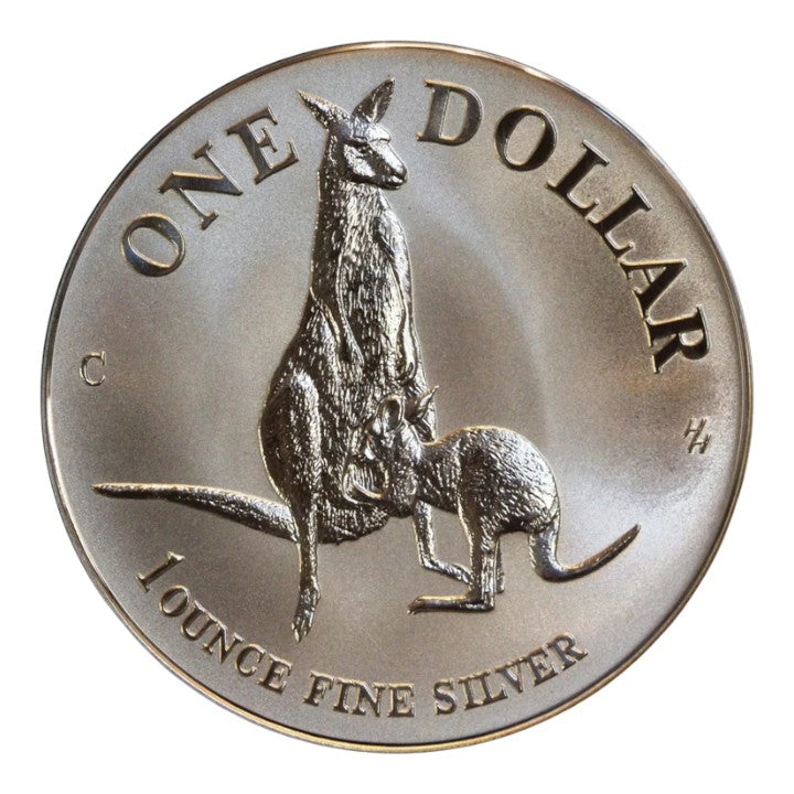 1996 $1 Coin - Silver Kangaroo - Frosted Uncirculated