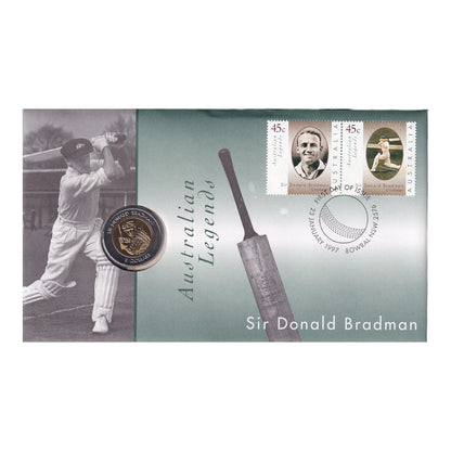 1997 PNC - Sir Donald Bradman - Bi-Metal $5 Coin