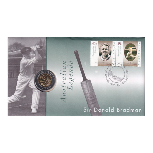 1997 PNC - Sir Donald Bradman - Bi-Metal $5 Coin
