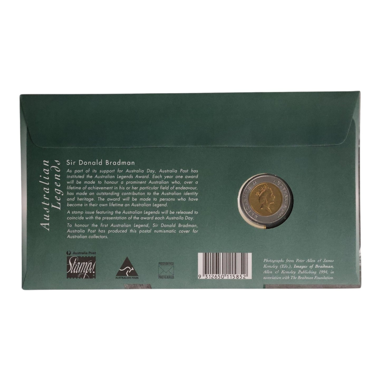 1997 PNC - Australian Legends - Sir Donald Bradman