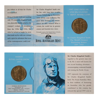 1997 $1 Coin - 100th Anniversary of Sir Charles Kingsford Smith