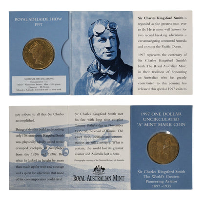 1997 $1 Coin - 100th Anniversary of Sir Charles Kingsford Smith