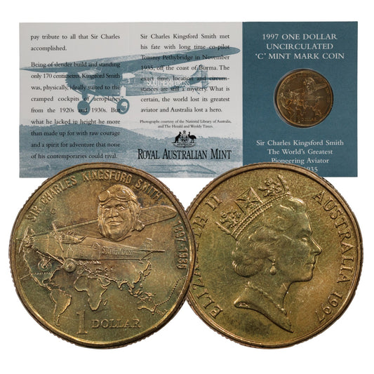1997 $1 Coin - 100th Anniversary of Sir Charles Kingsford Smith