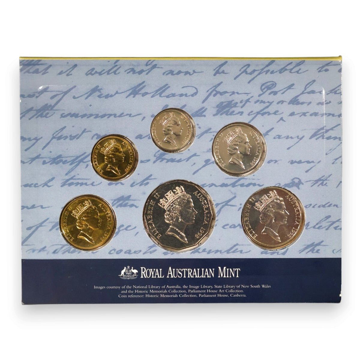 1998 Royal Australian Mint Uncirculated Coin Set - Bass & Flinders
