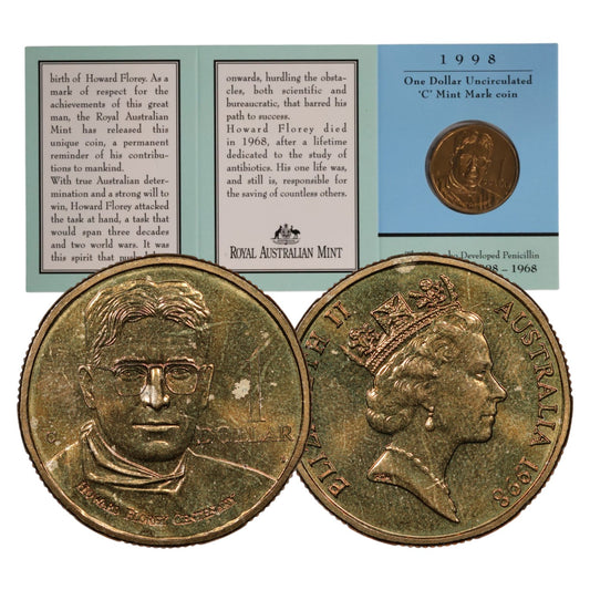 1998 $1 Coin - 100th Anniversary of Howard Florey