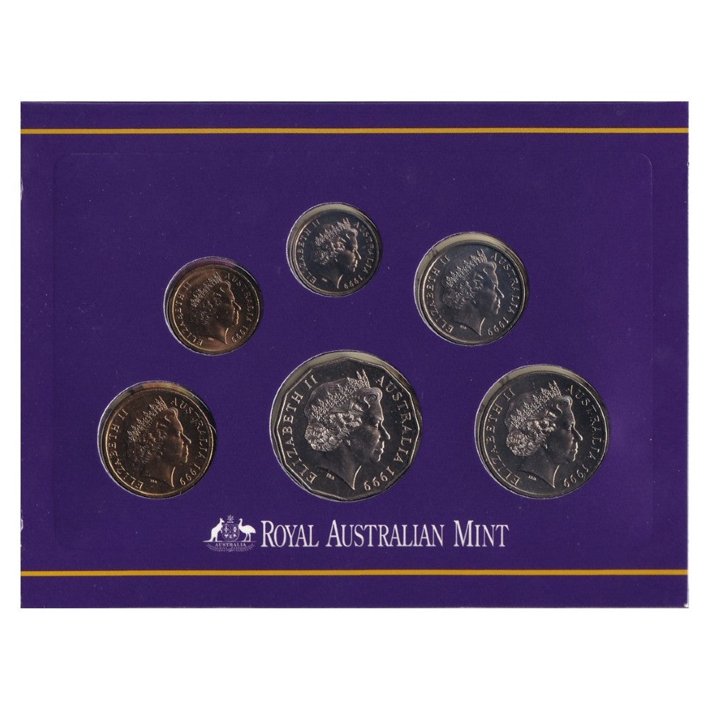 1999 Royal Australian Mint Uncirculated Coin Set - International Year of Older Persons