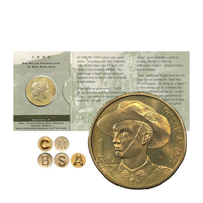 1999 $1 Coin - The Last ANZACS