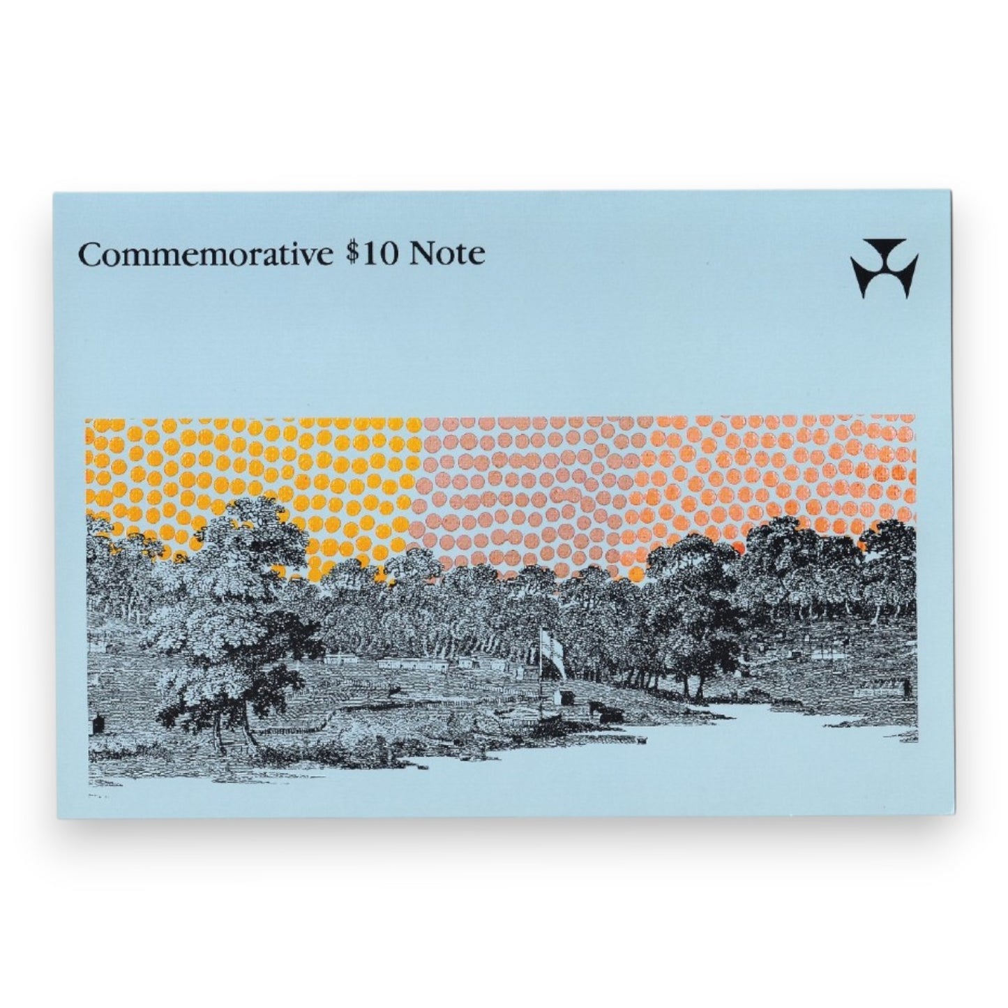 1988 Australian $10 Note - Bicentennial Overprinted Note in NPA Folder - A01(a)