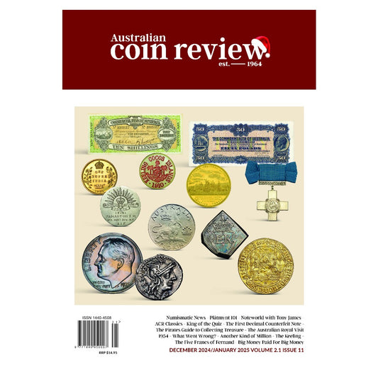 December 2024/January 2025 – Australian Coin Review Magazine