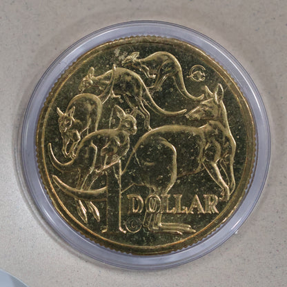 2009 $1 Coin - Royal Australian Mint Refurbishment - Master Mintmark 'C' Counterstamp