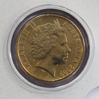 2009 $1 Coin - Royal Australian Mint Refurbishment - Master Mintmark 'C' Counterstamp