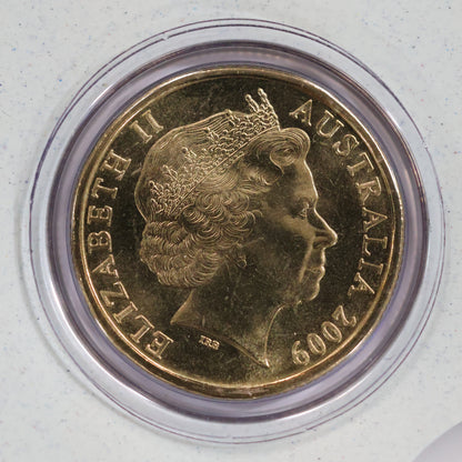2009 $1 Coin - Royal Australian Mint Refurbishment - Master Mintmark (Folded)