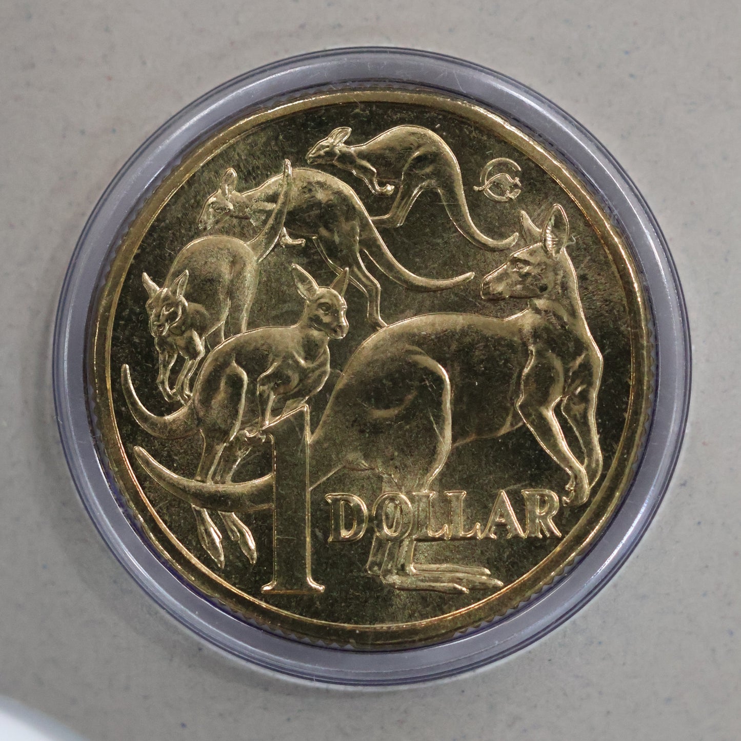 2009 $1 Coin - Royal Australian Mint Refurbishment - Master Mintmark (Folded)