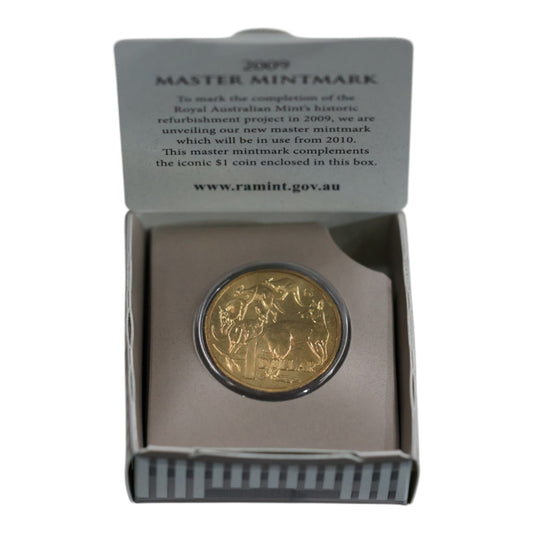 2009 $1 Coin - Royal Australian Mint Refurbishment - Master Mintmark 'C' Counterstamp