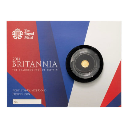 2014 Britannia 1/40th oz Gold Proof Coin