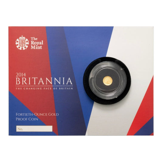 2014 Britannia 1/40th oz Gold Proof Coin